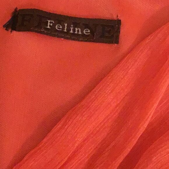 Sleeveless dress by FELINE in size medium in 🍊 - Picture 7 of 8